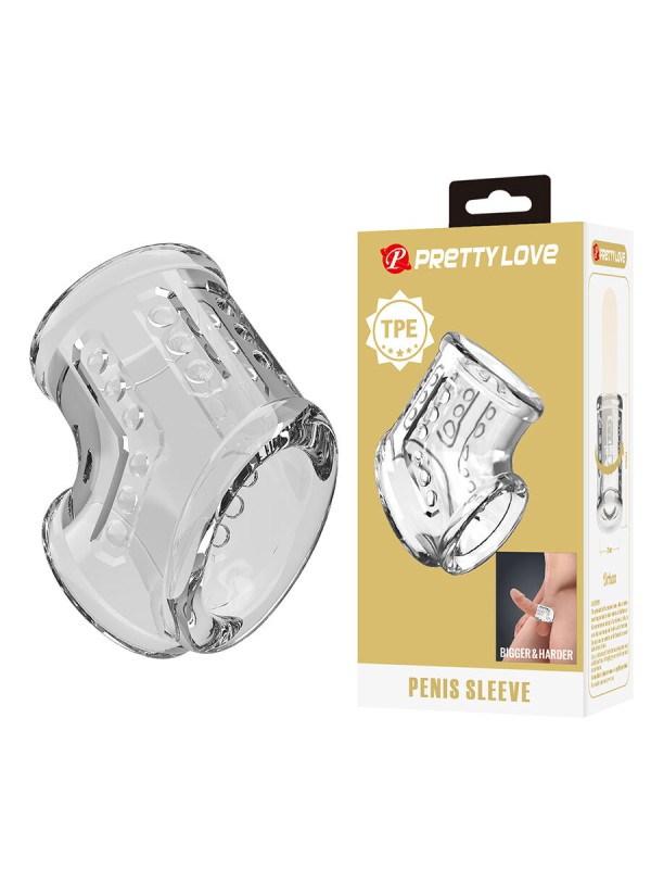 PRETTY LOVE FUNDA CORTA PARA PENE TRANSAPARENTE