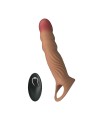 PRETTY LOVE FUNDA PARA PENE TEXTURIZADA CON VIBRACION Y CONTROL REMOTO