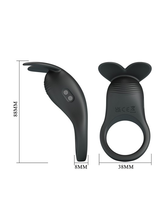 PRETTY LOVE CARLTON ANILLO PARA PENE CON ESTIMULADOR DE CLITORIS