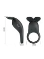 PRETTY LOVE CARLTON ANILLO PARA PENE CON ESTIMULADOR DE CLITORIS