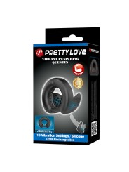 PRETTY LOVE QUENTIN ANILLO PARA PENE CON ESTIMULADOR TESTICULAR