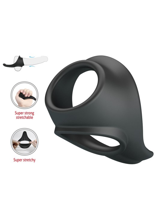 CRAZY BULL ZADOK ANILLO ERGONOMICO CON ESTIMULADOR DE PERINE