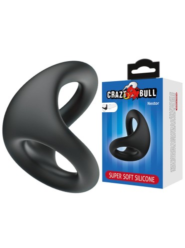 CRAZY BULL NESTOR ANILLO ERGONOMICO PARA PENE Y TESTICULOS