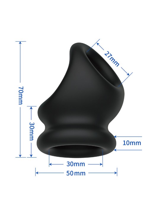 CRAZY BULL OBERON ANILLO DE SOPORTE PARA PENE Y TESTICULOS