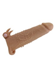 PRETTY LOVE QUILLON FUNDA PARA PENE CON ESTIMULADOR DE CLITORIS Y VIBRACION