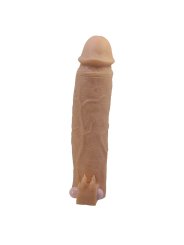 PRETTY LOVE XERXES FUNDA PARA PENE CON ESTIMULADOR DE CLITORIS Y VIBRACION