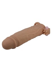 PRETTY LOVE XERXES FUNDA PARA PENE CON ESTIMULADOR DE CLITORIS Y VIBRACION