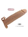 PRETTY LOVE XERXES FUNDA PARA PENE CON ESTIMULADOR DE CLITORIS Y VIBRACION