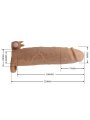 PRETTY LOVE XERXES FUNDA PARA PENE CON ESTIMULADOR DE CLITORIS Y VIBRACION