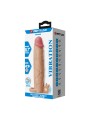 PRETTY LOVE XERXES FUNDA PARA PENE CON ESTIMULADOR DE CLITORIS Y VIBRACION