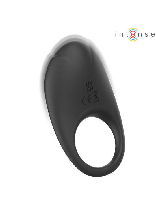 INTENSE MERLOTTE ANILLO VIBRADOR CON ESTIMULACION DE CLITORIS NEGRO