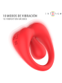 INTENSE RUSSELL ANILLO VIBRADOR CON ESTIMULACION DE CLITORIS ROJO