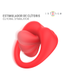 INTENSE RUSSELL ANILLO VIBRADOR CON ESTIMULACION DE CLITORIS ROJO
