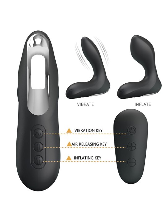 MR PLAY MASAJEADOR DE PROSTATA CON VIBRACION CONTROL REMOTO