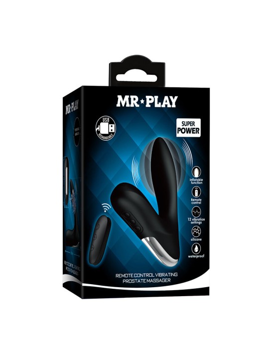 MR PLAY MASAJEADOR DE PROSTATA CON VIBRACION CONTROL REMOTO