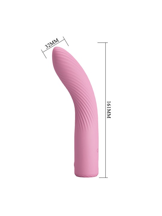 PRETTY LOVE KISELL VIBRADOR PUNTO G ROSA