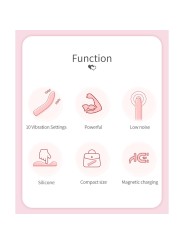 PRETTY LOVE KISELL VIBRADOR PUNTO G ROSA
