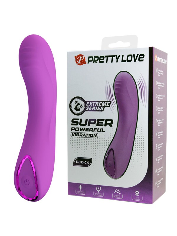 PRETTY LOVE DJ DICK VIBRADOR PUNTO G MORADO