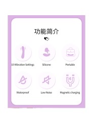 PRETTY LOVE DJ DICK VIBRADOR PUNTO G MORADO