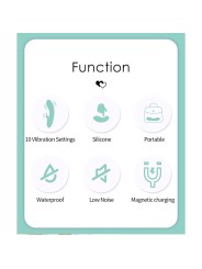 PRETTY LOVE DJ STICK VIBRADOR PUNTO G TURQUESA