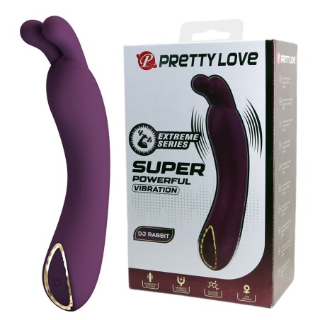 PRETTY LOVE DJ RABBIT VIBRADOR PUNTO G MORADO