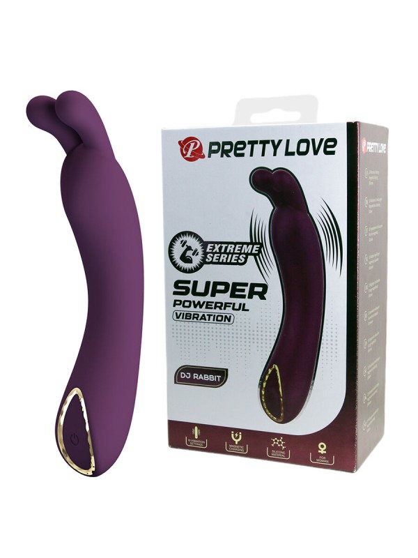 PRETTY LOVE DJ RABBIT VIBRADOR PUNTO G MORADO