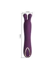 PRETTY LOVE DJ RABBIT VIBRADOR PUNTO G MORADO