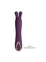 PRETTY LOVE DJ RABBIT VIBRADOR PUNTO G MORADO