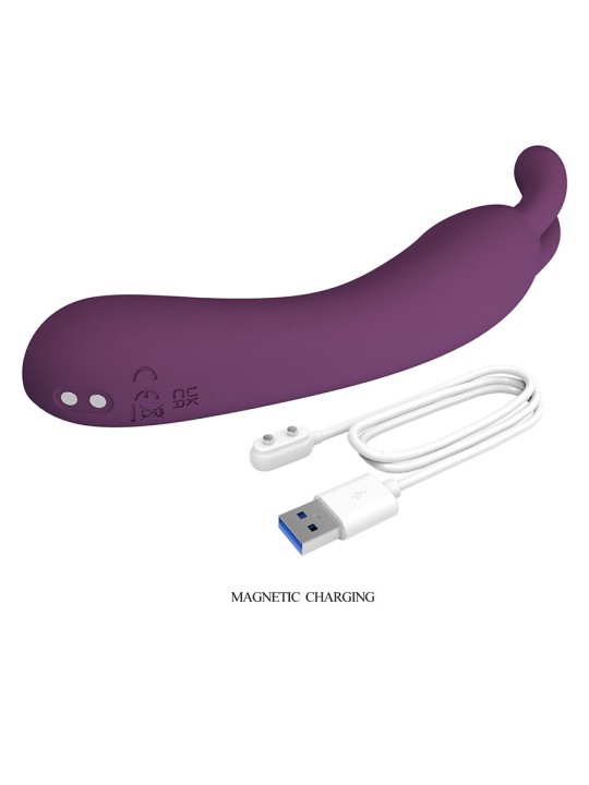 PRETTY LOVE DJ RABBIT VIBRADOR PUNTO G MORADO