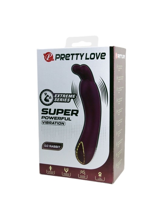 PRETTY LOVE DJ RABBIT VIBRADOR PUNTO G MORADO
