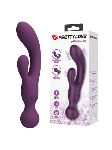 PRETTY LOVE ALL ROUNDER VIBRADOR PUNTO G MORADO