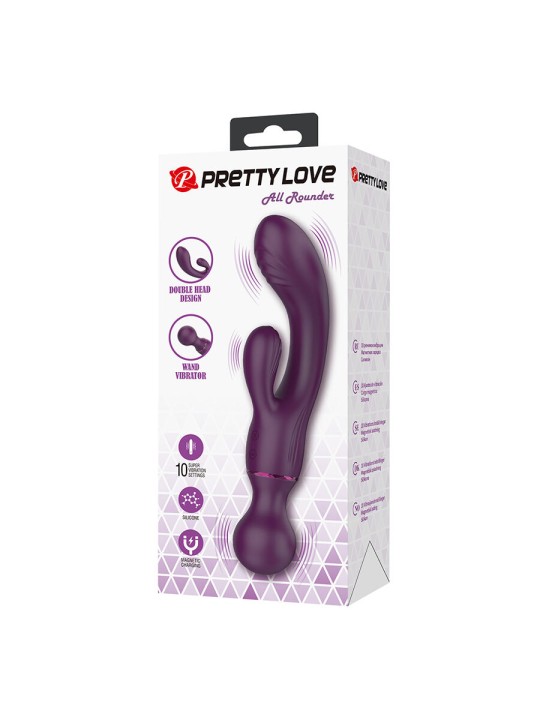 PRETTY LOVE ALL ROUNDER VIBRADOR PUNTO G MORADO