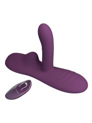 PRETTY LOVE LUKA SIT DOWN VIBRADOR CON EFECTO CALOR Y CONTROL REMOTO