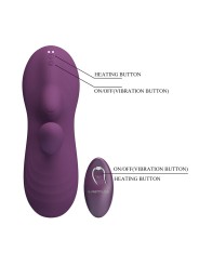PRETTY LOVE LUKA SIT DOWN VIBRADOR CON EFECTO CALOR Y CONTROL REMOTO