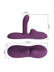 PRETTY LOVE LUKA SIT DOWN VIBRADOR CON EFECTO CALOR Y CONTROL REMOTO