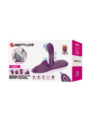 PRETTY LOVE LUKA SIT DOWN VIBRADOR CON EFECTO CALOR Y CONTROL REMOTO
