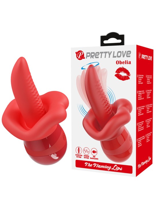 PRETTY LOVE OBELIA LENGUA MASTURBADORA CON MOVIMIENTO ORBITAL