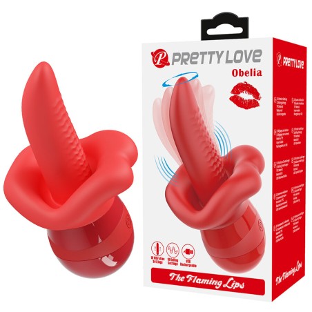 PRETTY LOVE OBELIA LENGUA MASTURBADORA CON MOVIMIENTO ORBITAL