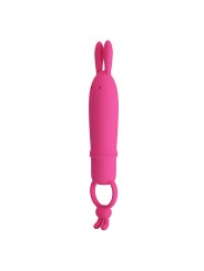 PRETTY LOVE DELIA VIBRADOR RABBIT CON ANILLO DE SUJECION