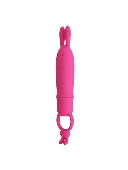 PRETTY LOVE DELIA VIBRADOR RABBIT CON ANILLO DE SUJECION