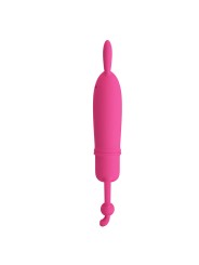 PRETTY LOVE DELIA VIBRADOR RABBIT CON ANILLO DE SUJECION