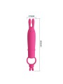 PRETTY LOVE DELIA VIBRADOR RABBIT CON ANILLO DE SUJECION