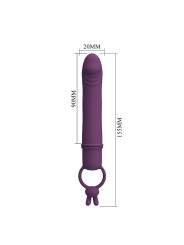 PRETTY LOVE CORA VIBRADOR FORMA PENE CON ANILLO DE SUJECION