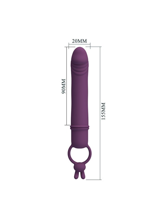 PRETTY LOVE CORA VIBRADOR FORMA PENE CON ANILLO DE SUJECION