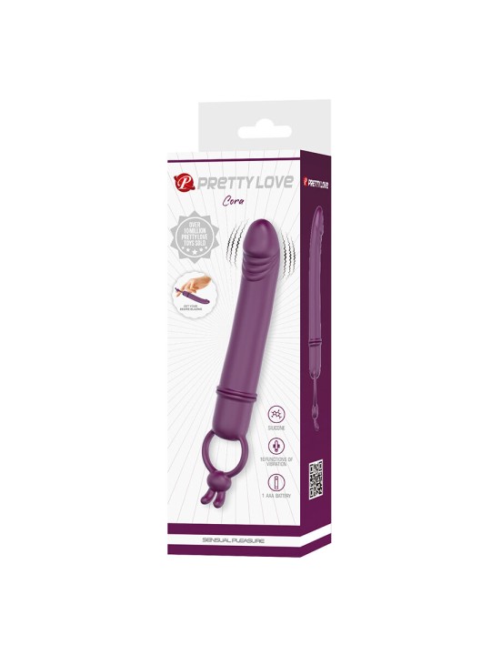 PRETTY LOVE CORA VIBRADOR FORMA PENE CON ANILLO DE SUJECION