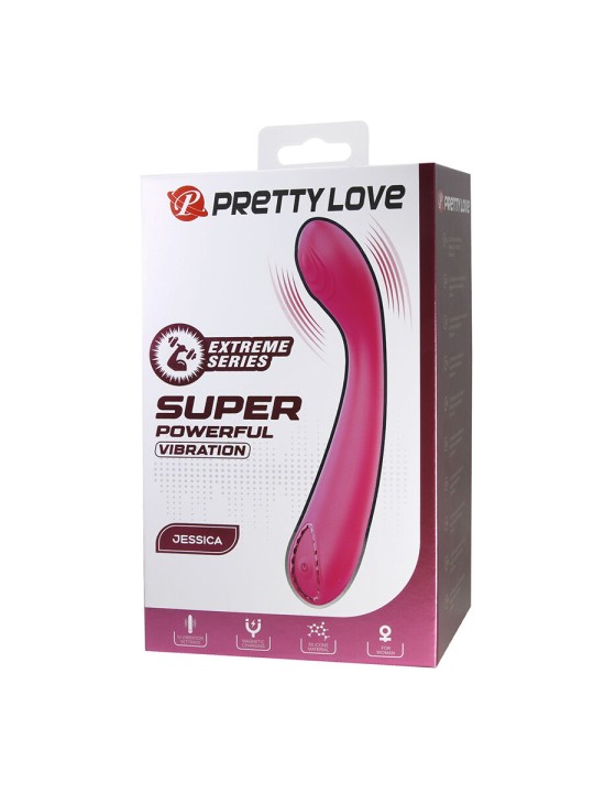 PRETTY LOVE JESSICA VIBRADOR DE ALTA POTENCIA ROSA