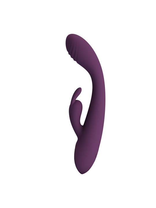 PRETTY LOVE EMMA VIBRADOR CON ESTIMULADOR RABBIT MORADO