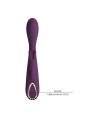 PRETTY LOVE EMMA VIBRADOR CON ESTIMULADOR RABBIT MORADO