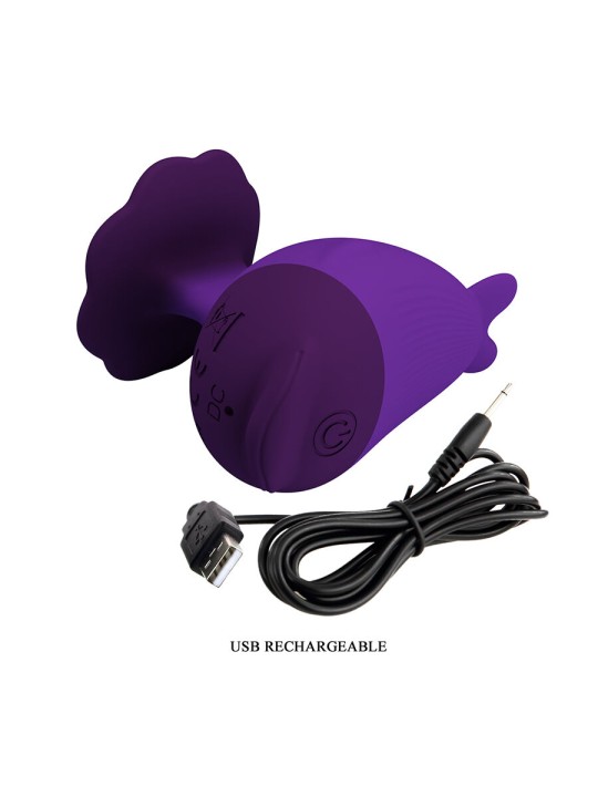 PRETTY LOVE DOLPHIN MINI VIBRADOR CON SUJECION