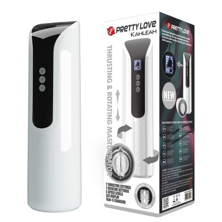 PRETTY LOVE KAHLEAH MASTURBADOR CON EMPUJE Y ROTACION